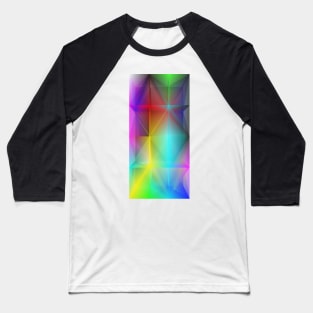 Multi-colored parallelepiped. Baseball T-Shirt